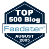 Feedster - Top 500 Blogs