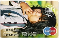 Gepersonaliseerde bankpas